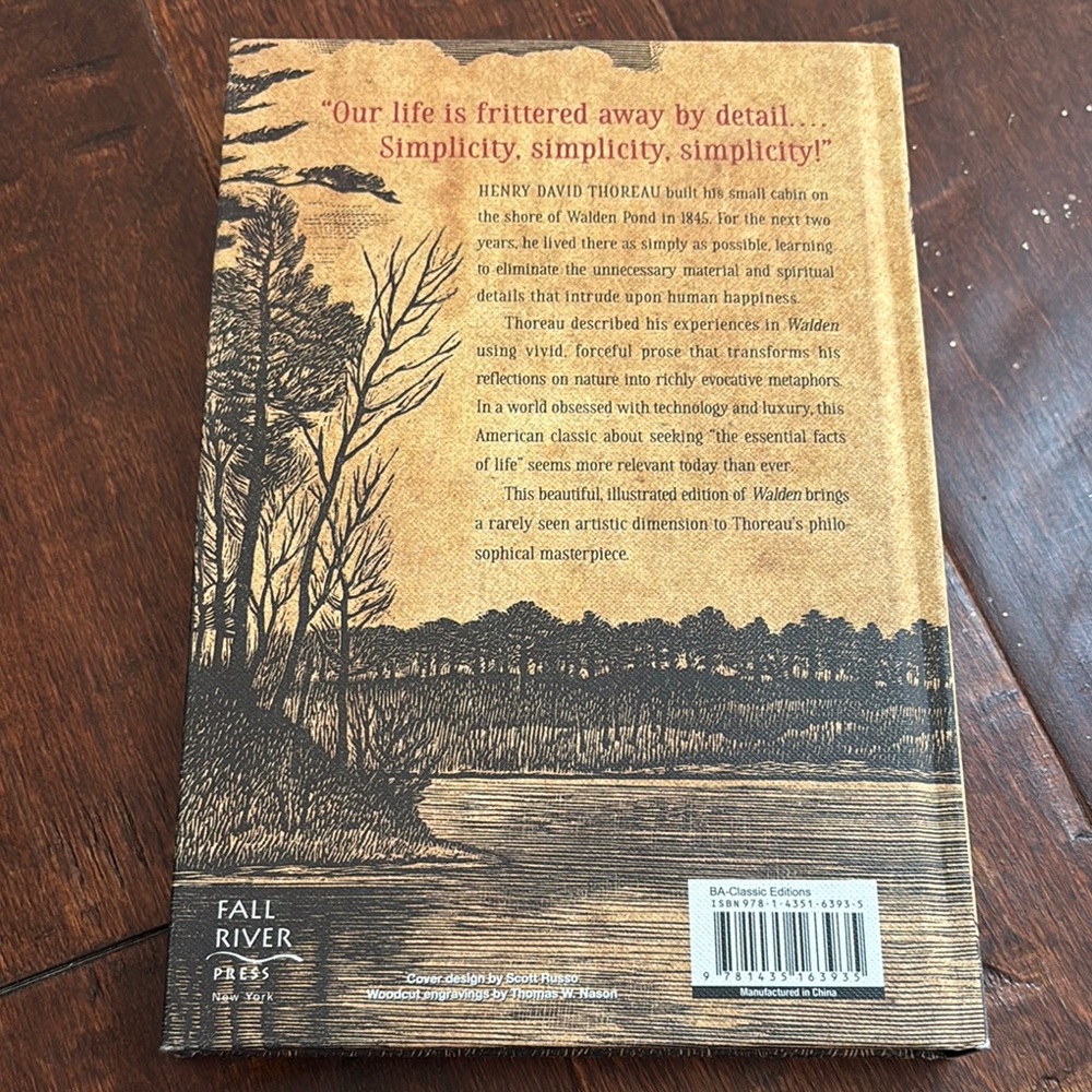 The illustrated Walden by Henry David Thoreau - Picture 4 of 5